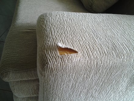 How To Fix Your Torn Sofa Comfort, How To Hide Torn Sofa